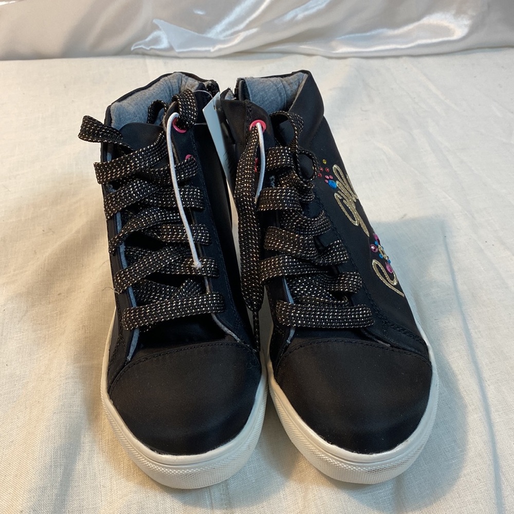 Stevies girl’s Black shoes size 2 new - Picture 2 of 6